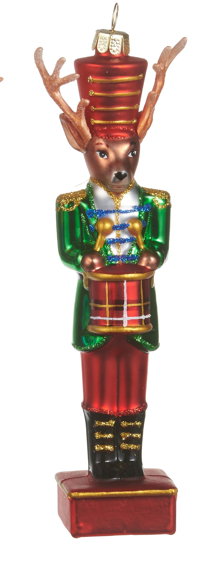 6.5" Deer Nutcracker Ornament