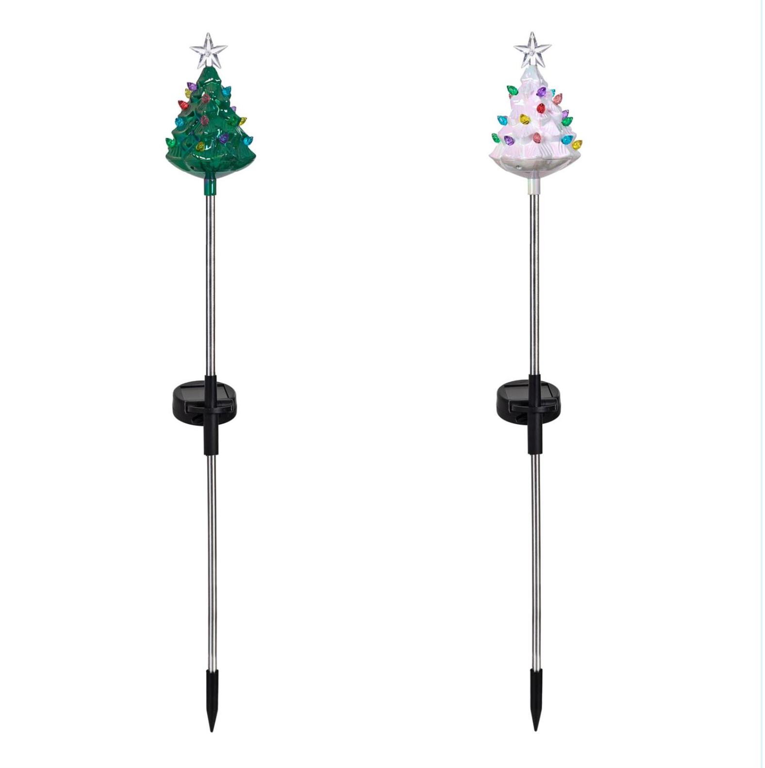 Heartfelt Cheer Solar Christmas Tree Garden Stake