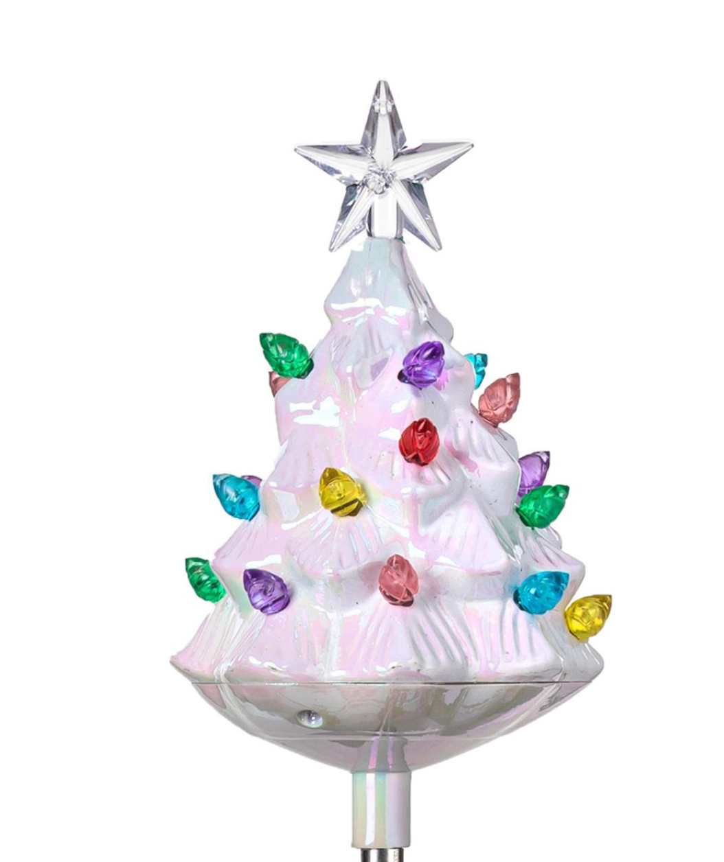 Heartfelt Cheer Solar Christmas Tree Garden Stake