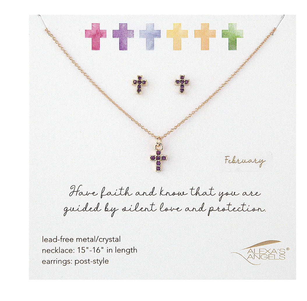 Alexa's Angels Birthstone Jewelry, Assorted Months