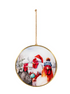 Holly Homestead Glass Farm Animals Ornament