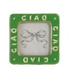 Hand-Painted Embossed Stoneware Mini Photo Frame Magnet, 6 Styles