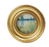 Resin Mini Framed Art Magnet, Gold Finish, 12 Styles