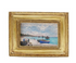 Resin Mini Framed Art Magnet, Gold Finish, 12 Styles