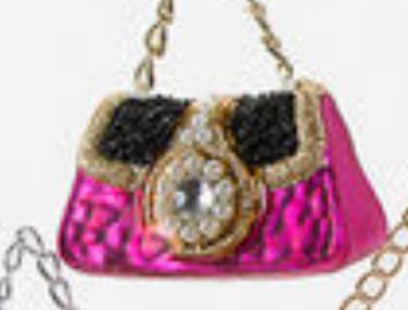 Couture Purse Ornament - A. Dodson's