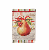 Pear and Pomegranates Lustre Reversible Garden Flag