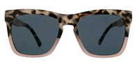 PEEPERS POLARIZED CAPE MAY SUNGLASSES - GRAY TORTOISE/PINK
