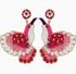 2 Tier Sequin & Beaded Hummingbird Dangle Earrings - A. Dodson's