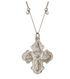 Higher Power 4-Way Large Cross Necklace - Silver by &Livy - A. Dodson's