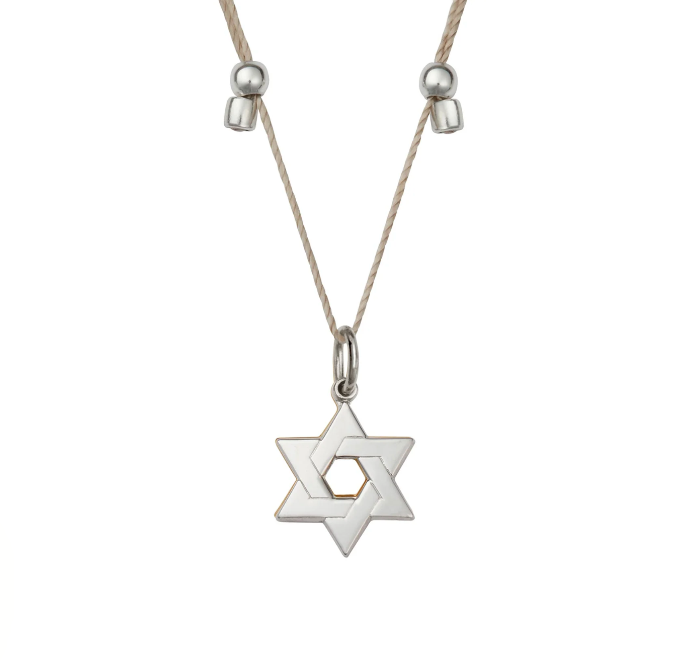 Higher Power Star of David Necklace - Silver on Silver by &Livy - A. Dodson's