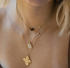 Higher Power Jesus Necklace - Two-Tone on Gold by &Livy - A. Dodson's