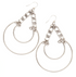 Dream On Drops Hoops Earrings - Antique Silver Finish by &Livy - A. Dodson's