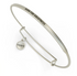 Posy - Born For Greatness Bangle - Antique Silver Finish by &Livy - A. Dodson's