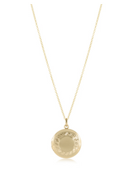 16" necklace gold - cherish small gold locket by enewton