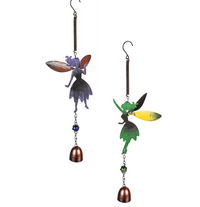 Rustic Metal Fairy Garden Bell - 2 Styles