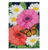 Gerbera Daisy Burlap Garden Flag - A. Dodson's