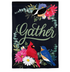 Gather Birdies Suede Garden Flag - A. Dodson's