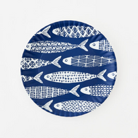 School of Fish "Paper" Platter, Melamine, 16"