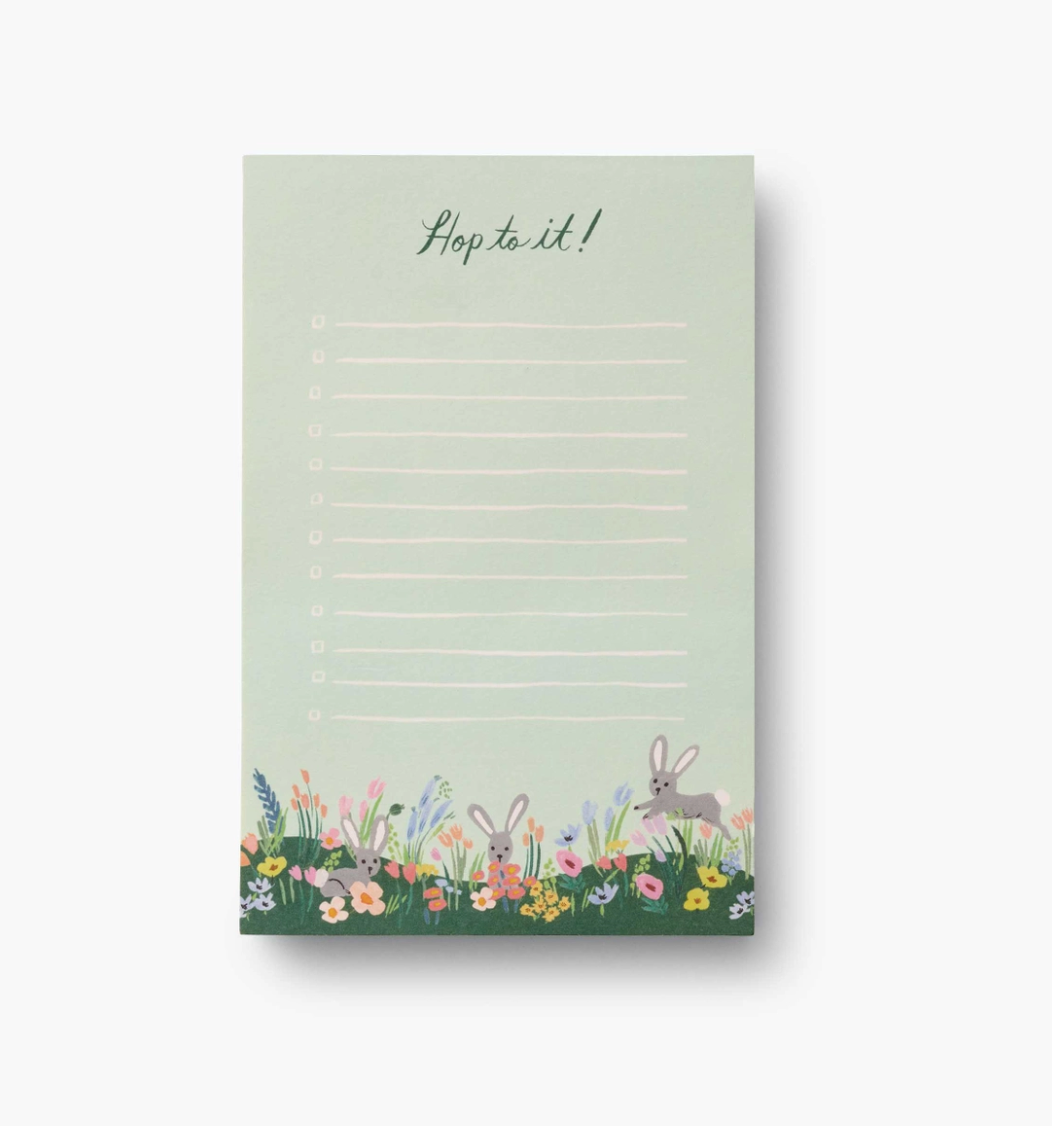 Hop To It! Notepad by Rifle Paper Co - A. Dodson's