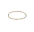 Gemstone Gold Sincerity Pattern 3mm Bead Bracelet - Hot Mess by enewton - A. Dodson's