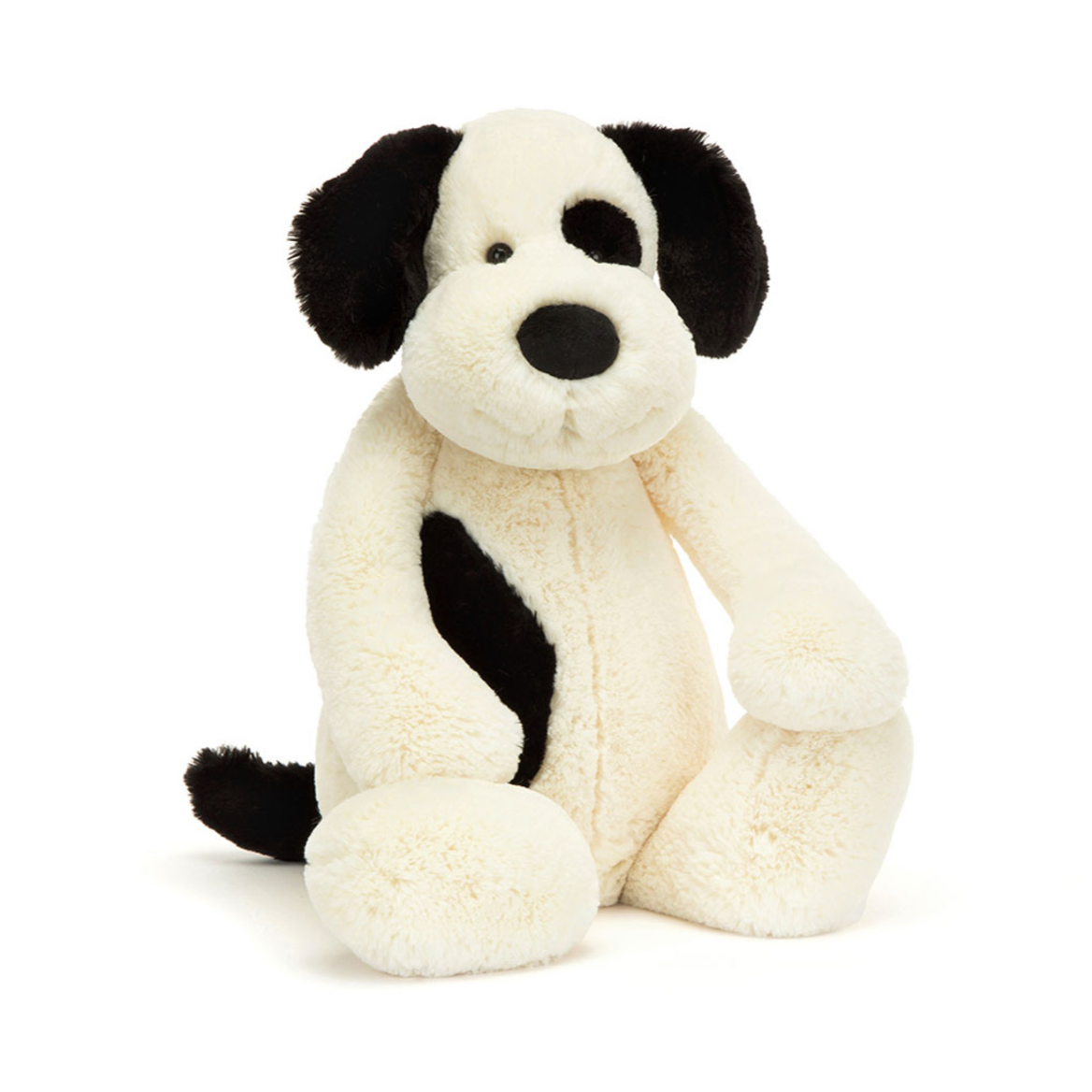 Bashful Black & Cream Puppy Really Big By Jellycat