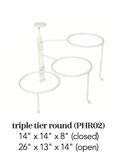 NEW NORA FLEMING TRIPLE TIER ROUND HOLDER
