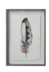 Framed Wall Decor with Feather, 2 Styles