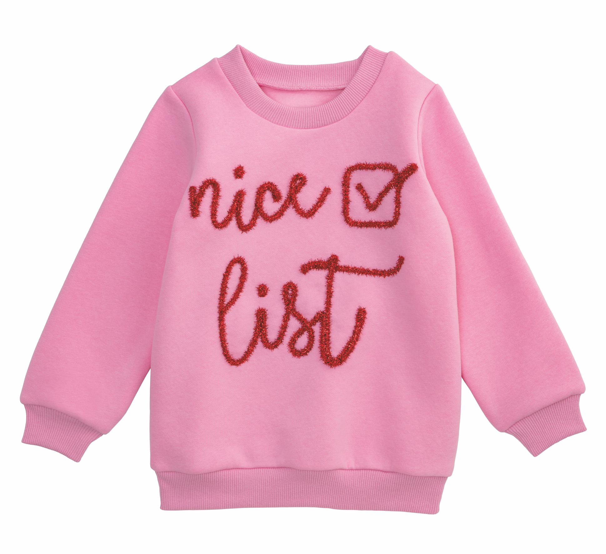 Nice List Toddler Sweatshirt By Mud Pie