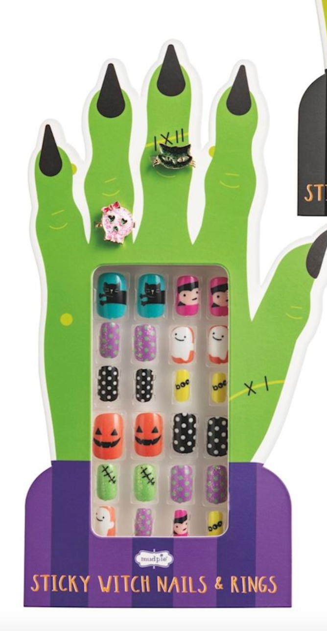 HALLOWEEN Nail & Ring Sets By Mud Pie