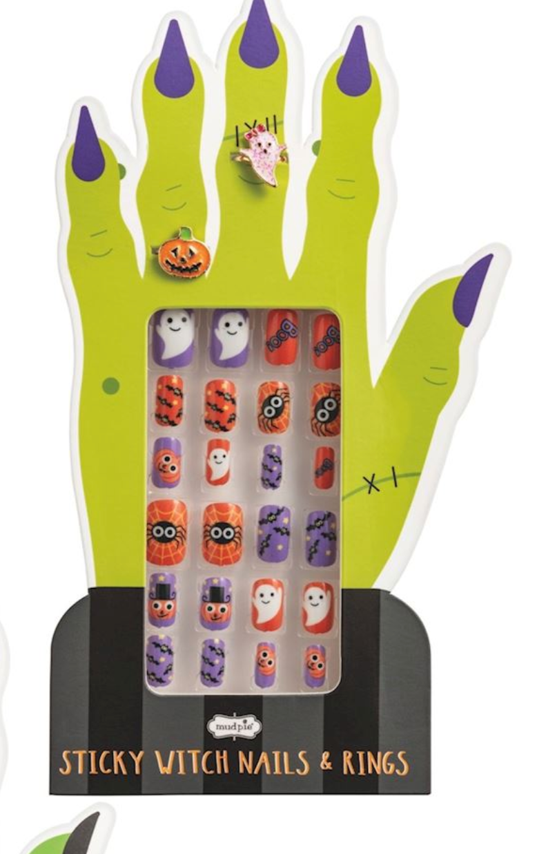 HALLOWEEN Nail & Ring Sets By Mud Pie