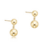 Classic 8mm Ball Drop Stud - Gold by enewton