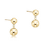 Classic 10mm Ball Drop Stud - Gold by enewton