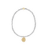enewton Extends - Silver Faceted Hematite 2mm Bead Bracelet - Inspire Small Gold Charm by enewton