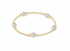Purpose Pearl 6mm Gold Bracelet - Gold by enewton