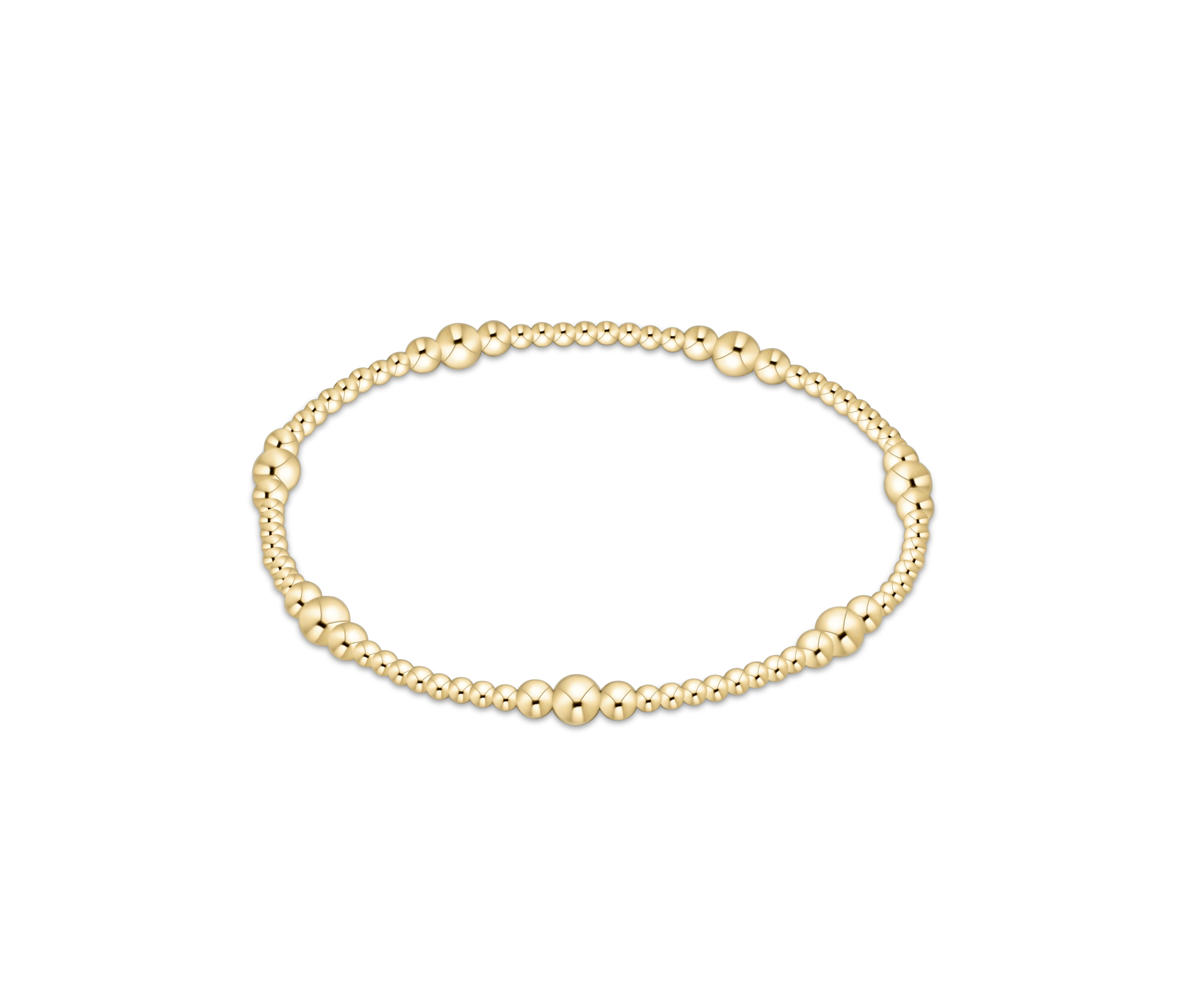 Purpose Gold 4mm Bead Bracelet by enewton