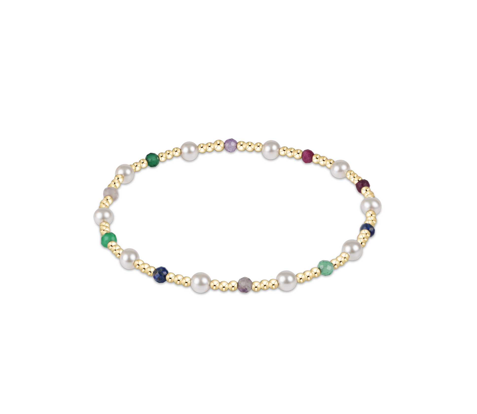 enewton Extends - Pearl Sincerity Pattern 4mm Bead Bracelet - Hot Mess FW25 by enewton
