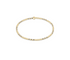 Hope Joy Pattern 2mm Bead Bracelet - Taupe With A Twist by enewton