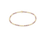Hope Joy Pattern 2mm Bead Bracelet - Pink Metallic by enewton