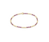 Hope Joy Pattern 2mm Bead Bracelet - Fuchsia by enewton