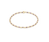 Hope Sincerity Pattern 2mm Bead Bracelet - Pink Metallic by enewton