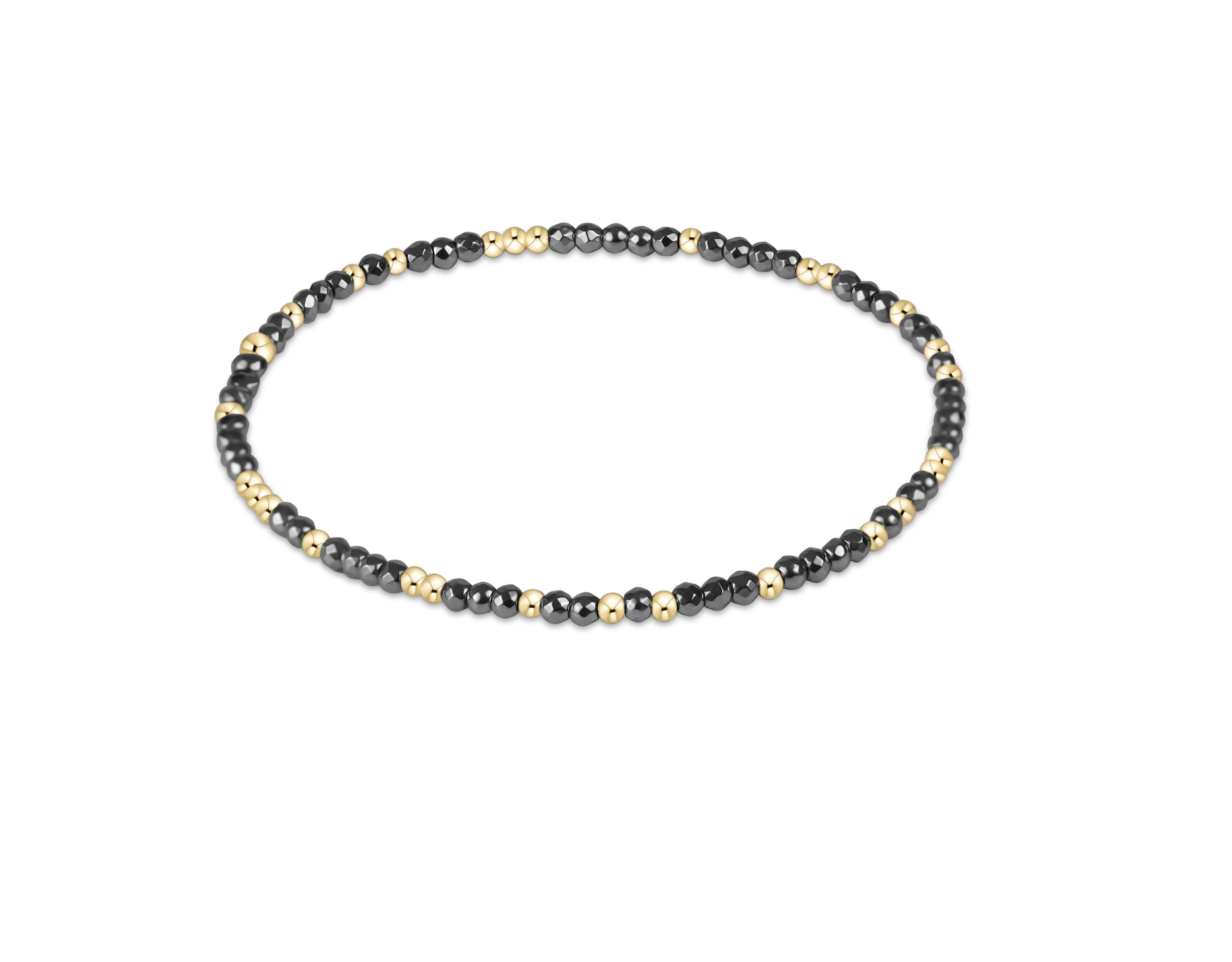 enewton Extends - Hope Unwritten Silver Faceted Hematite 2mm Bead Bracelet by enewton