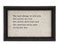 Wood Framed Wall Decor with Saying 9 by 6 inches