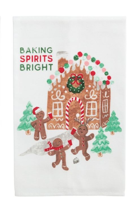 BAKING SPIRITS BAR TOWEL By Mud Pie