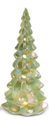 Lighted Green Iridescent Trees