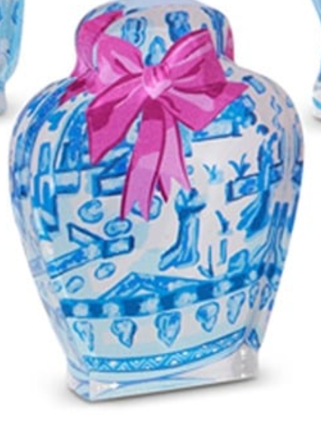 6" Chinoiserie Melody Acrylic Blocks