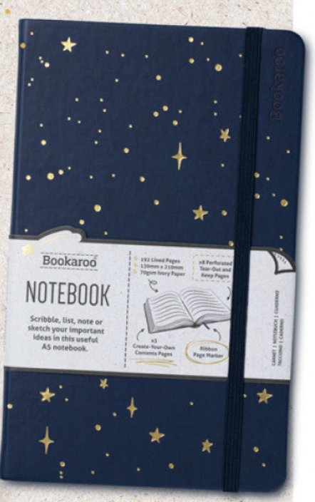 The Moon and Stars Notebook