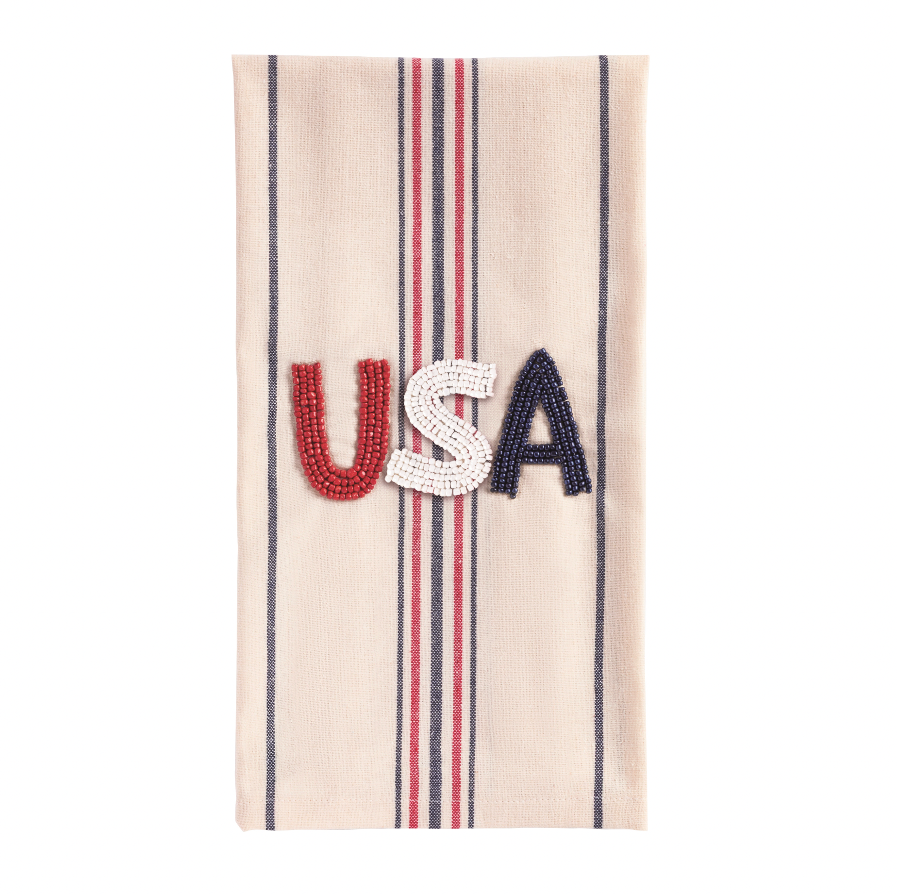 Usa Beaded Americana Towel