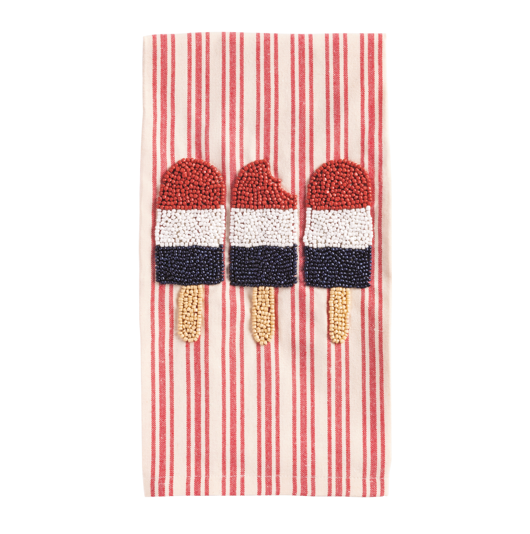 Ice Pop Beaded Americana Towel