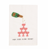 Champagne Beaded Bar Towel