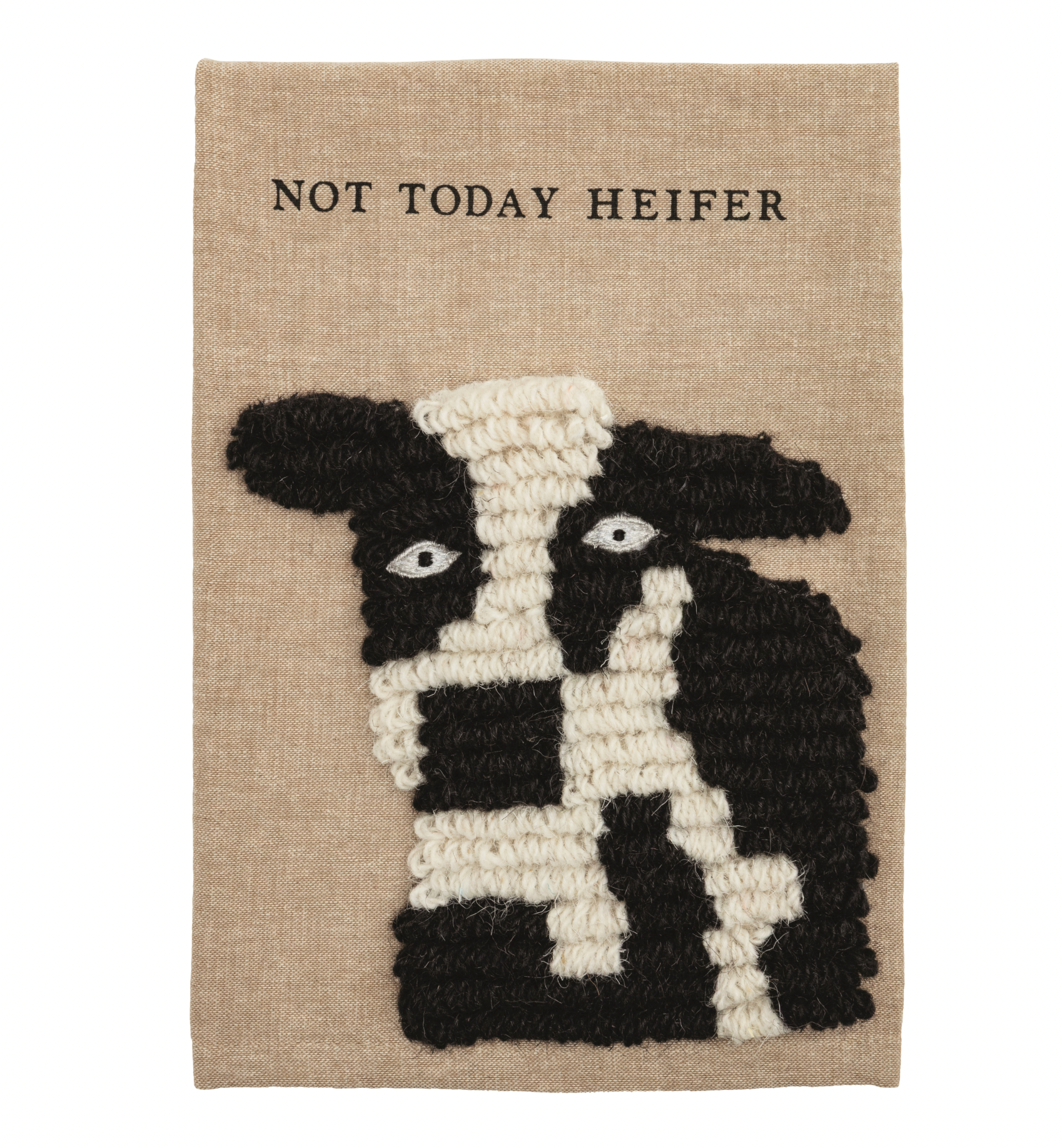 Embroidered Farm Cow Towel